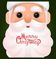 funny happy santa claus character on background vector image vector image