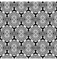 lace white seamless mesh pattern on black vector image vector image