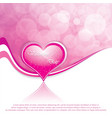 valentines day background vector image vector image
