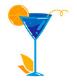cocktail bar emblem badge label isolated vector image