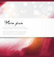 abstract ink wash painting with place for your vector image vector image