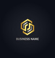 circle geometry s logo vector image