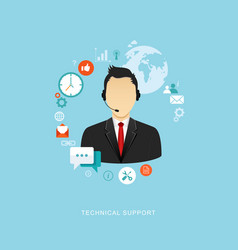 Partnership concept flat design Royalty Free Vector Image