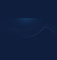 abstract blue and pink wavy lines dot vector image