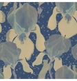 seamless pattern with iris flowers vector image vector image
