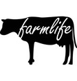 farmlife on white background farm vector image vector image