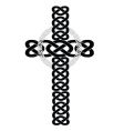celtic cross vector image