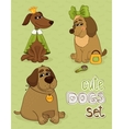 cute dog vector image