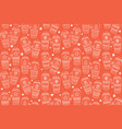 sketch mittens pattern vector image