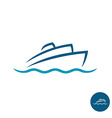 ship logo vector image