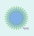 abstract mandala symbol vector image