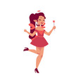 fairy girl fantasy isolated vector image