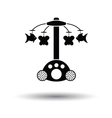 baby carousel icon vector image