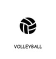 volleyball flat icon vector image