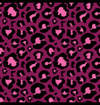 leopard skin hand drawn animal print drawing vector image vector image