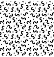retro memphis pattern - seamless trendy background vector image