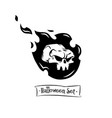 set of tattoo halloween characters vector image vector image