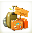 bon voyage travel icon vector image