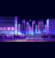 observation desk on city building ro vector image