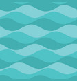 teal waves seamless pattern background vector image vector image