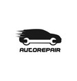 automotive repair logo design symbol vector image vector image