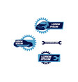 auto car repair logo set sign symbol icon vector image vector image