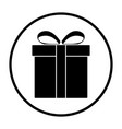 gift box icon vector image