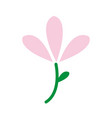 flower spring nature decoration concept vector image vector image