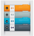 paper with index on white background vector image vector image