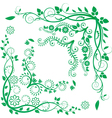 floral corners vector image