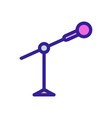 microphone icon isolated contour symbol vector image