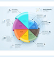 business infographics design template vector image vector image