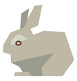 rabbit icon bunny symbol hare animal vector image