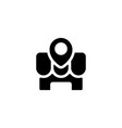 store location icon vector image vector image