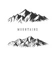 mountains vector image