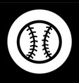 baseball icon design vector image