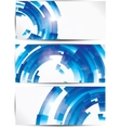 set of abstract colorful web headers and cards vector image