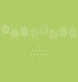 hand drawn easter background vector image vector image