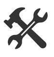 hummer icon conception with spanner tools vector image vector image