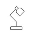 table lamp business and office icon with black vector image
