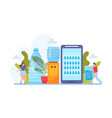 water cooler balance composition vector image vector image