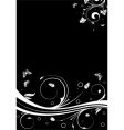 floral background vector image vector image