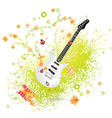 spring guitar icon vector image