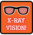 xray vision vector image vector image