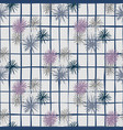 hand drawn seamless doodle pattern with sea urchin vector image vector image