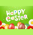happy easter card vector image