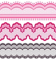 old lace ribbons abstract ornament texture vector image