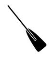 wooden boat oar sport object element vector image