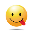 smiley face vector image vector image