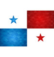 panama country flag of panamanian nation vector image